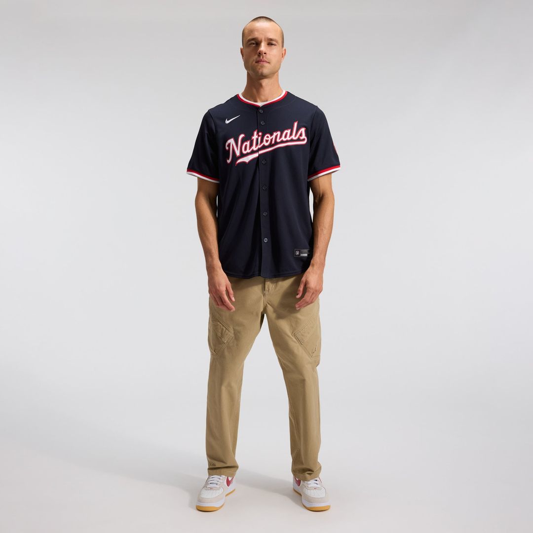 Washington Nationals James Wood Alternate Limited Jersey — Navy