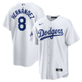 Los Angeles Dodgers Enrique Hernández Home 2025 World Series Champions Replica Jersey — White
