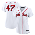 Boston Red Sox Jovani Moran Women's Home Replica Jersey — White