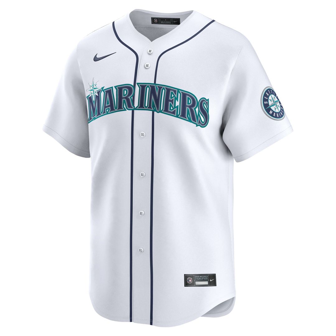 Seattle Mariners Cal Raleigh Home Limited Jersey — White