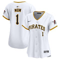 Pittsburgh Pirates Women's #1 Mom Home Limited Jersey — White