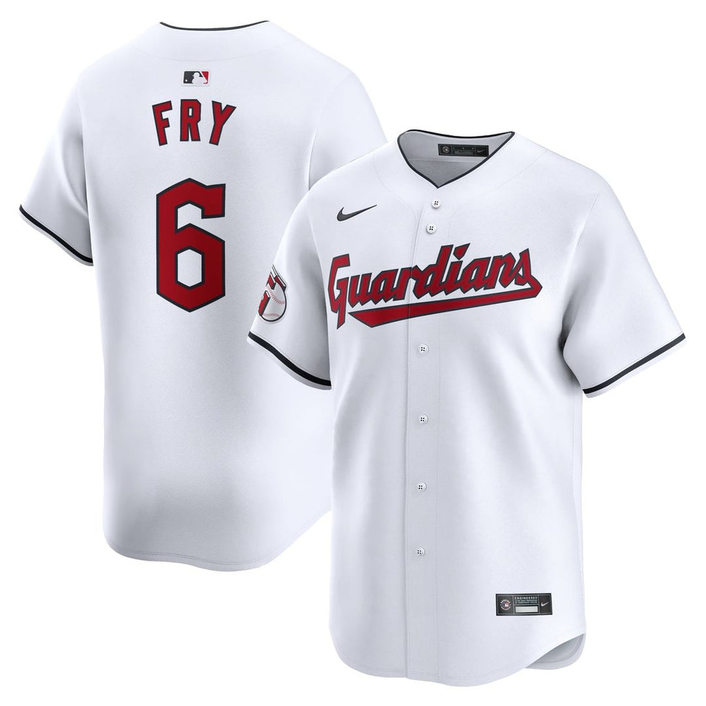 Cleveland Guardians David Fry Home Limited Jersey — White