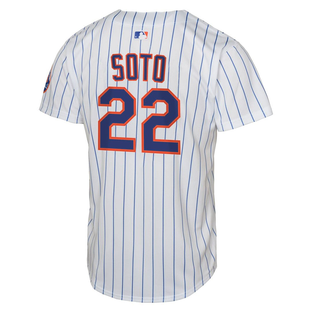 New York Mets Juan Soto Youth Home Limited Jersey — White