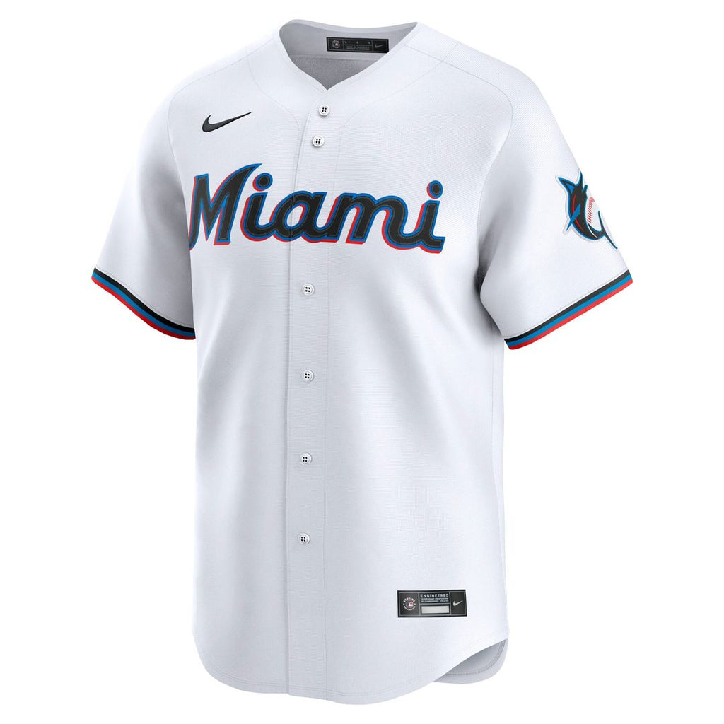 Miami Marlins Home Replica Team Jersey — White
