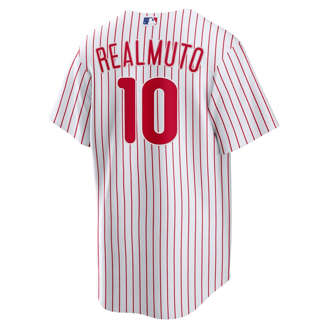 Philadelphia Phillies JT Realmuto Home Replica Player Name Jersey — White