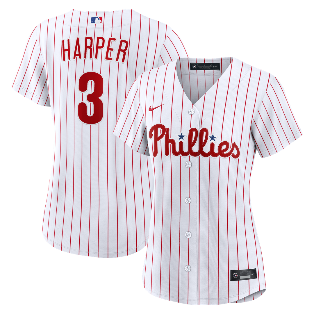 Philadelphia Phillies Bryce Harper Women's Home Replica Jersey — White