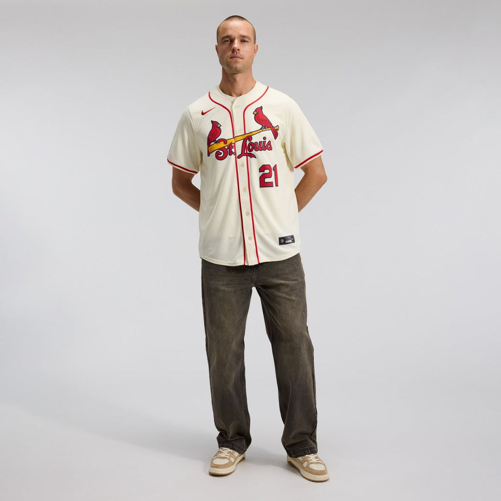St. Louis Cardinals Lars Nootbaar Alternate 2 Limited Jersey — Cream