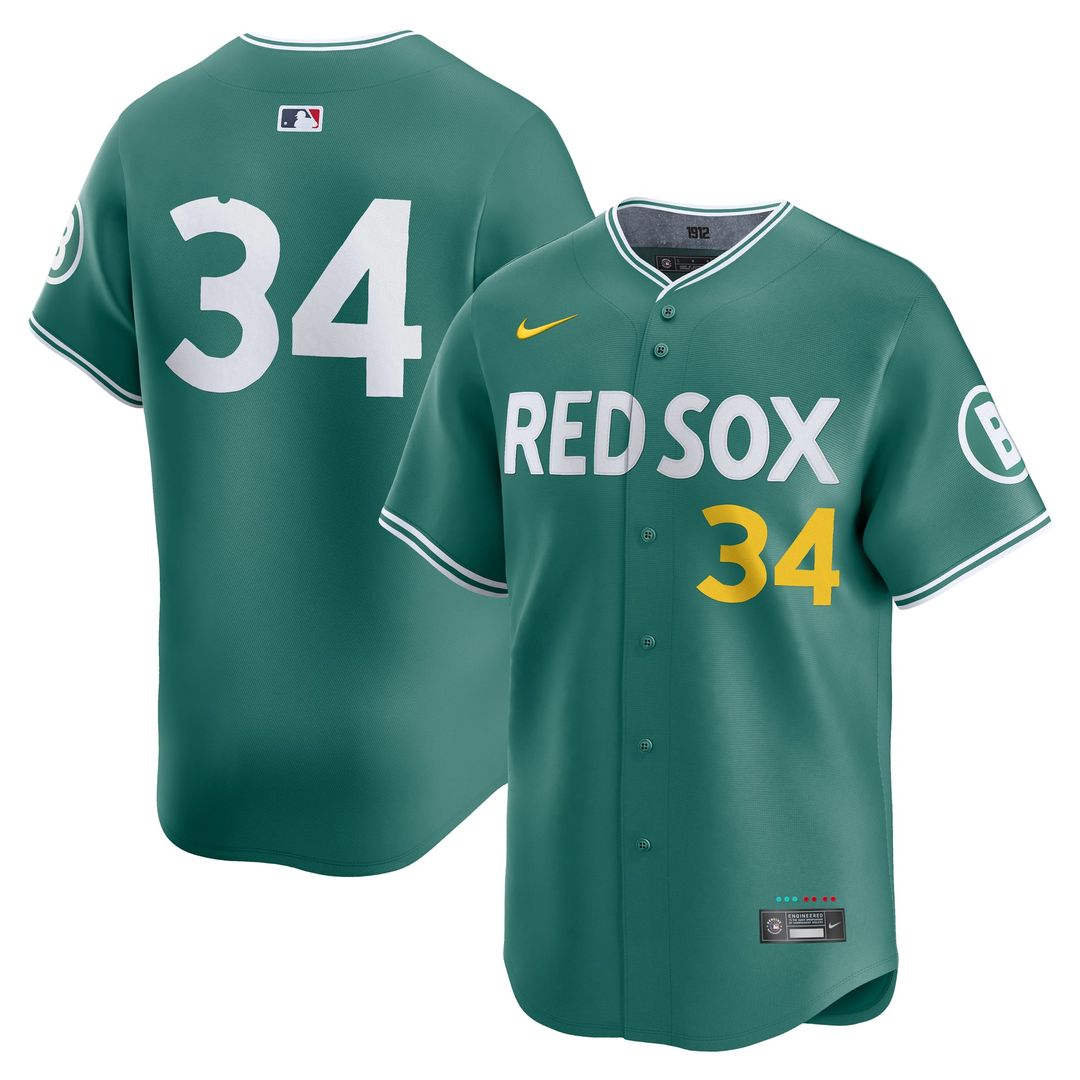 Boston Red Sox David Ortiz 2025 City Connect Limited Retired Player Jersey — Green