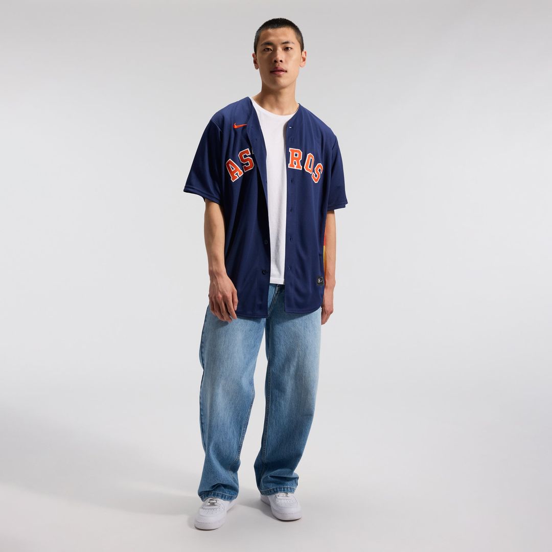 Houston Astros Jose Altuve Alternate 2 Replica Jersey — Navy