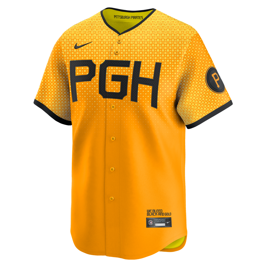 Pittsburgh Pirates Oneil Cruz City Connect Limited Jersey — Gold