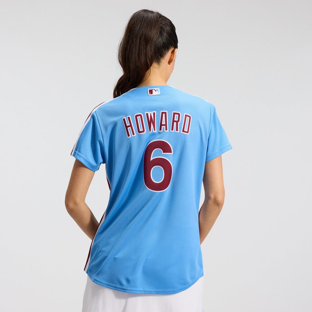 Philadelphia Phillies Ryan Howard Women's Replica Jersey — Light Blue