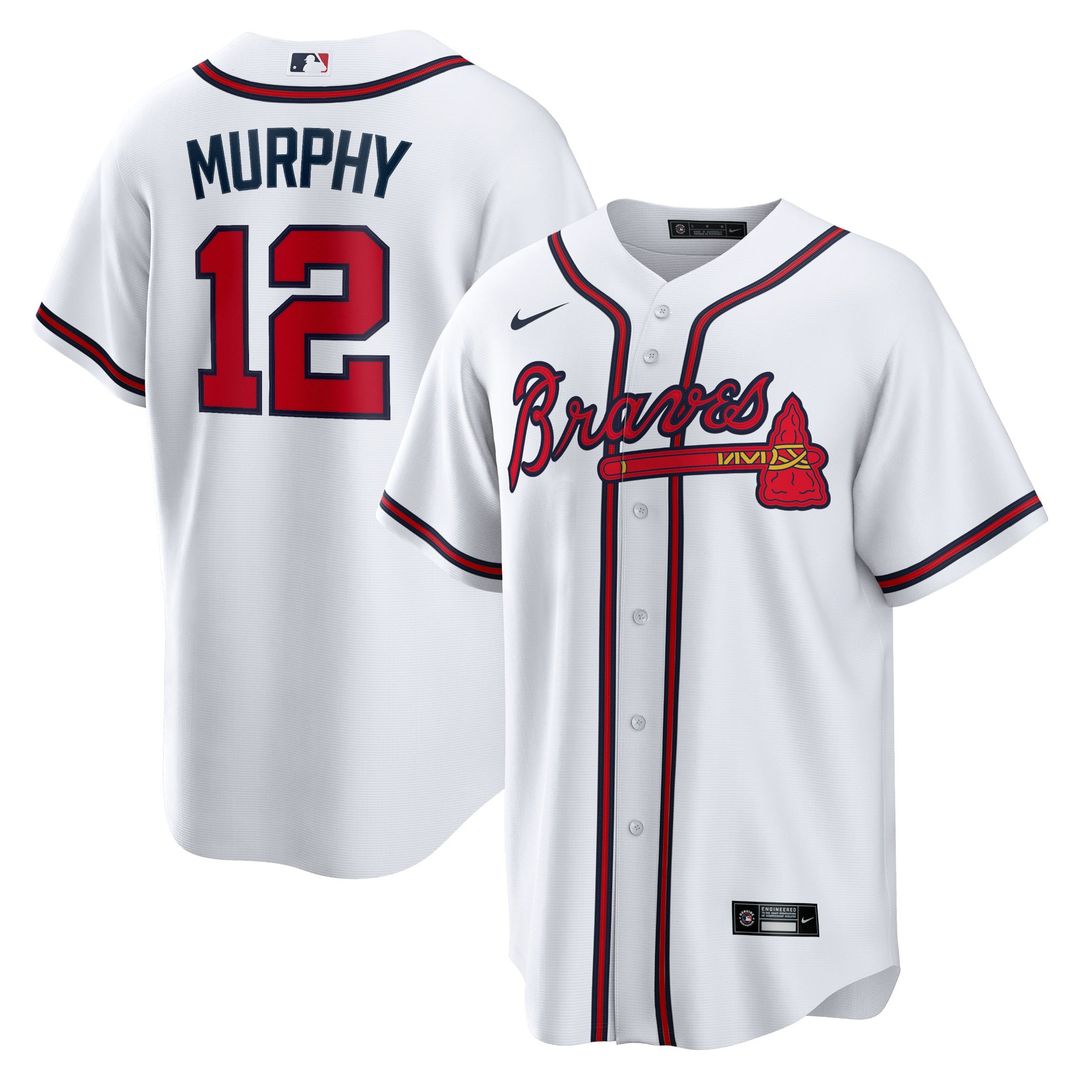 Atlanta Braves Sean Murphy Replica Jersey — White