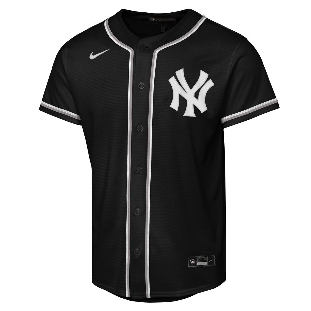 New York Yankees Aaron Judge Youth Fashion Replica Jersey — Black