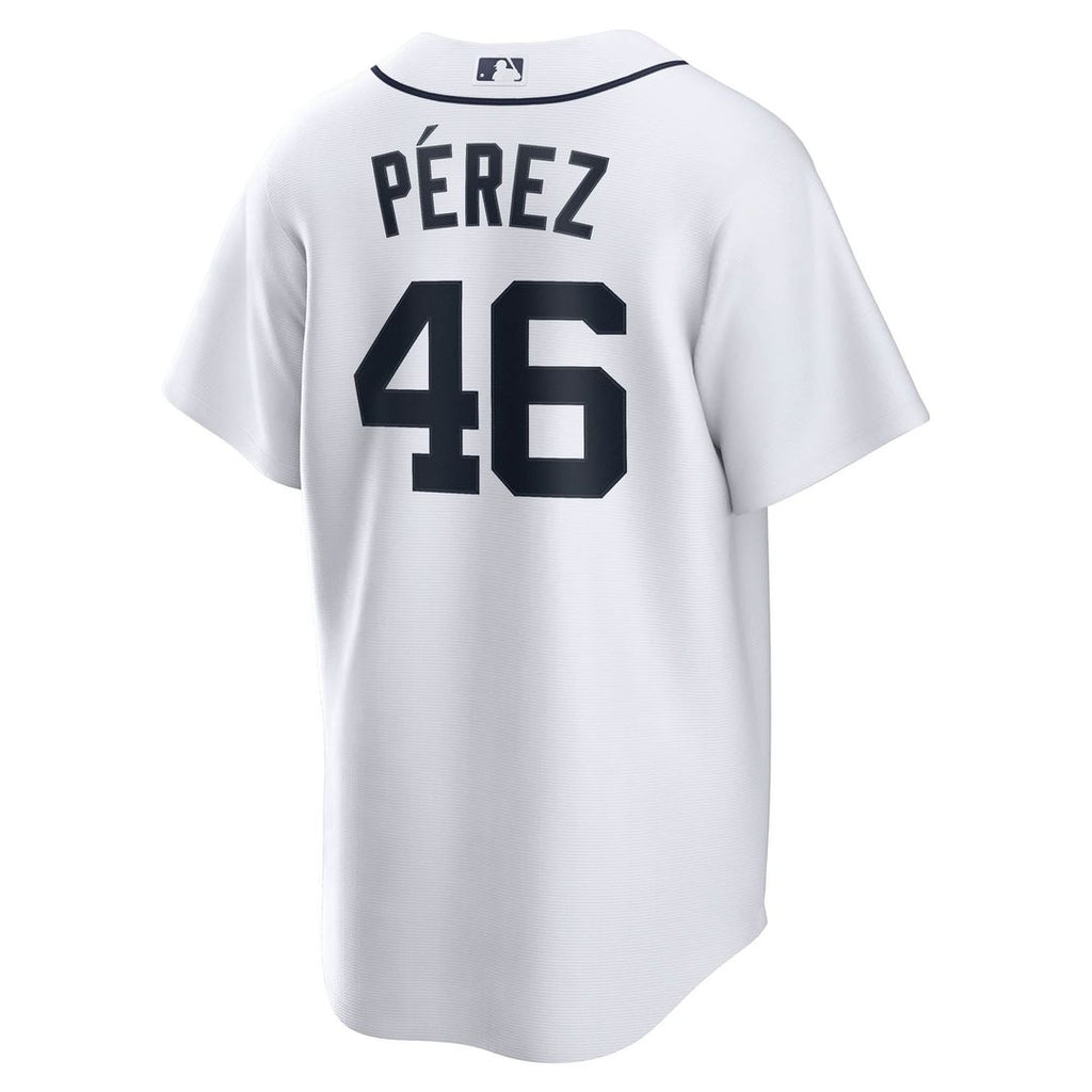 Detroit Tigers Wenceel Pérez Home Replica Jersey — White