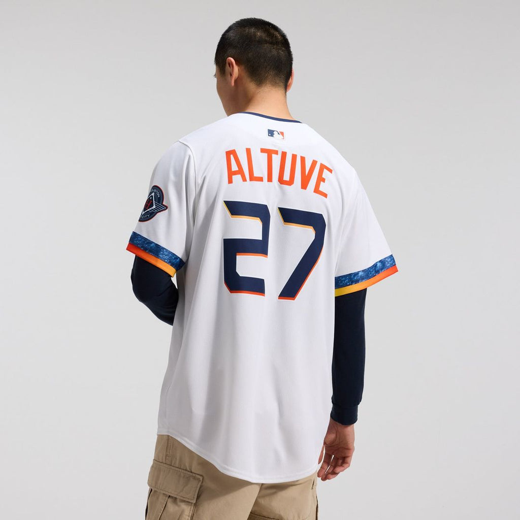 Houston Astros Jose Altuve 2025 City Connect Limited Jersey — White