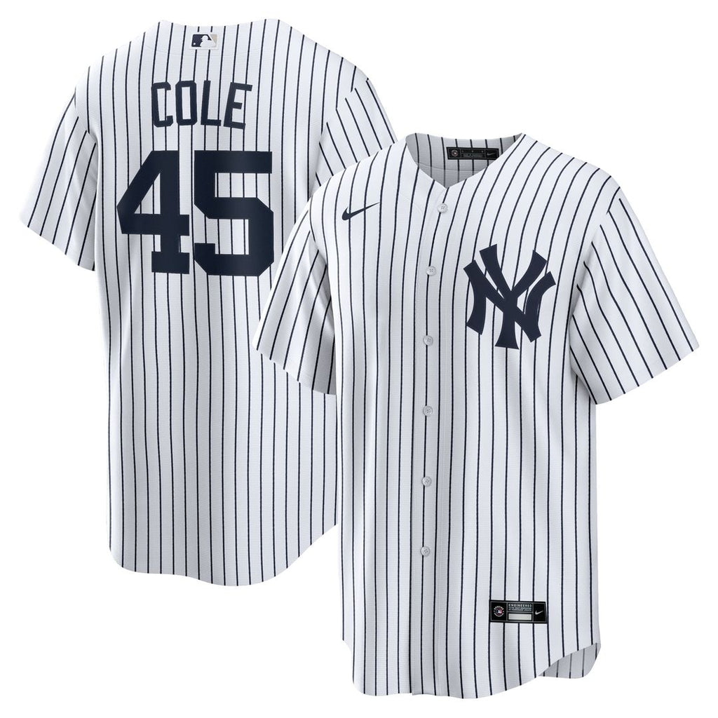New York Yankees Gerrit Cole Home Replica Player Name Jersey — White