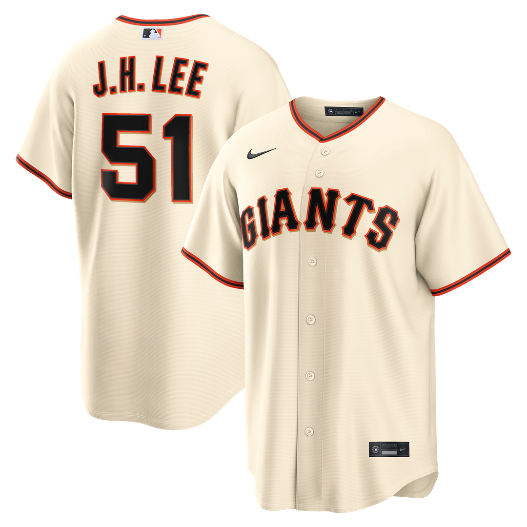 San Francisco Giants Jung Hoo Lee Home Replica Jersey — Cream