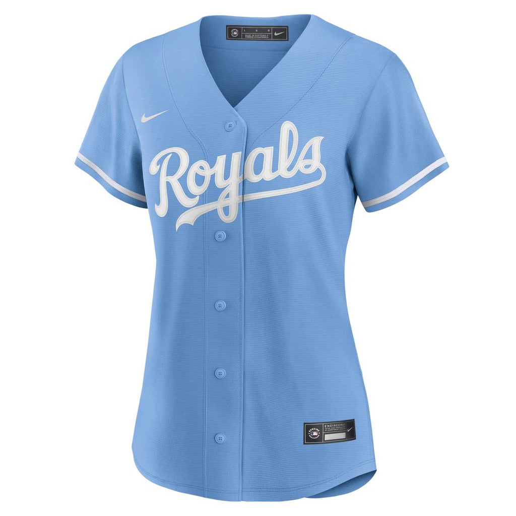 Kansas City Royals Women's Alternate Replica Team Logo Jersey — Light Blue