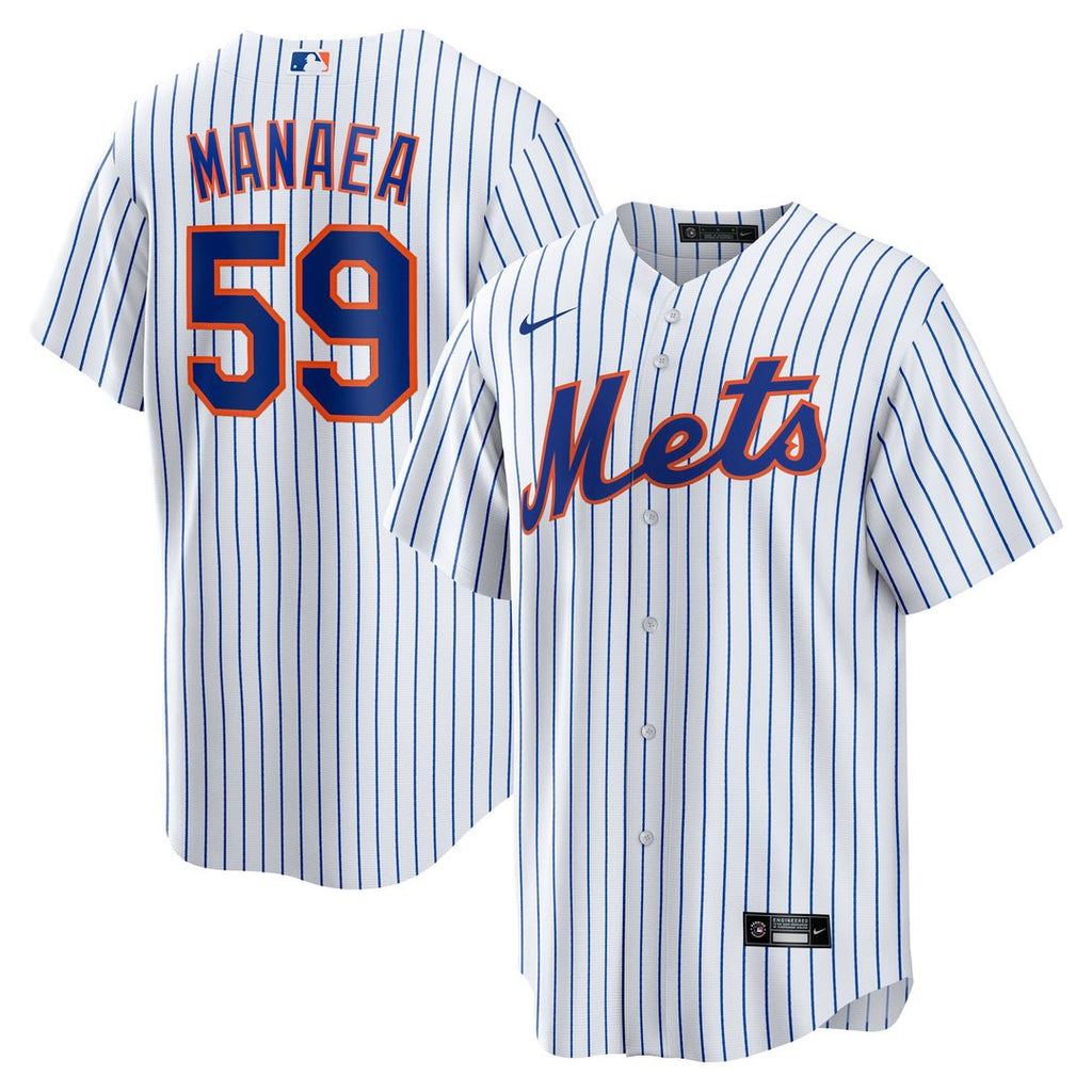 New York Mets Sean Manaea Home Replica Jersey — White