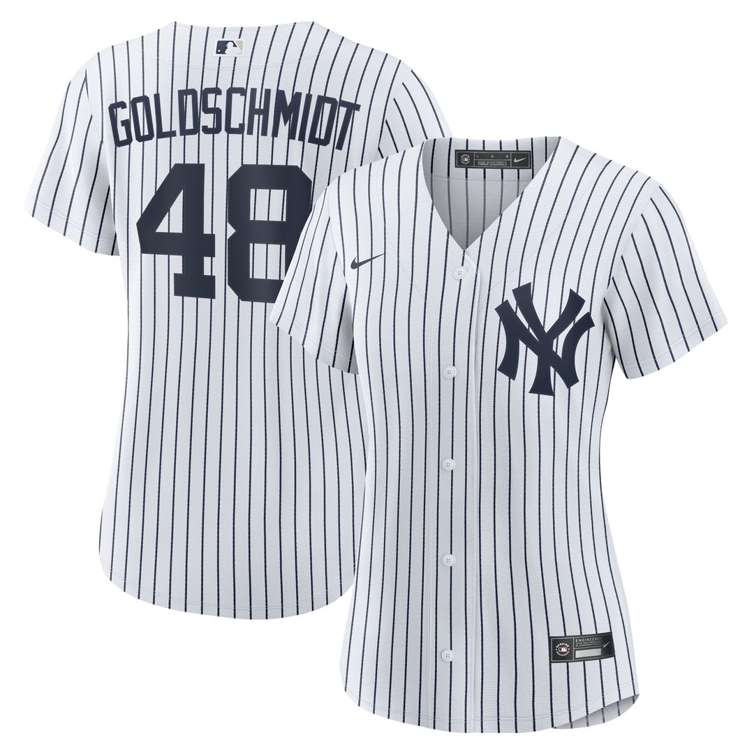 New York Yankees Paul Goldschmidt Women's Home Replica Jersey — White