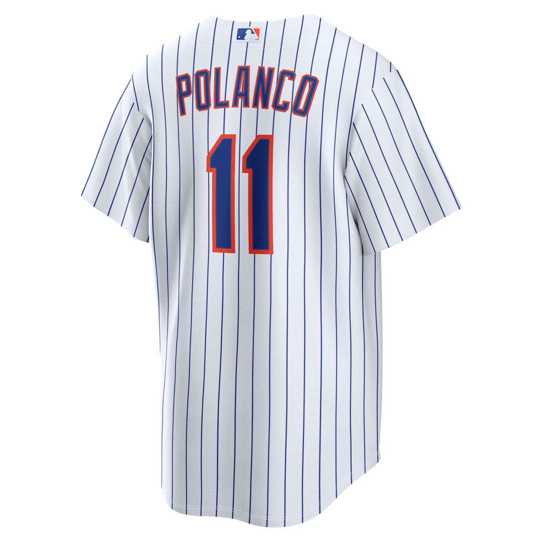 New York Mets Jorge Polanco Home Replica Jersey — White