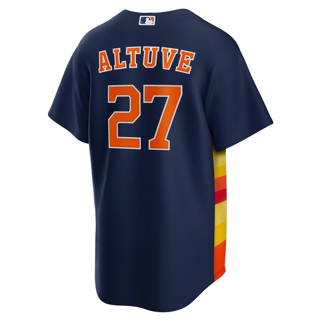 Houston Astros Jose Altuve Alternate 2 Replica Jersey — Navy