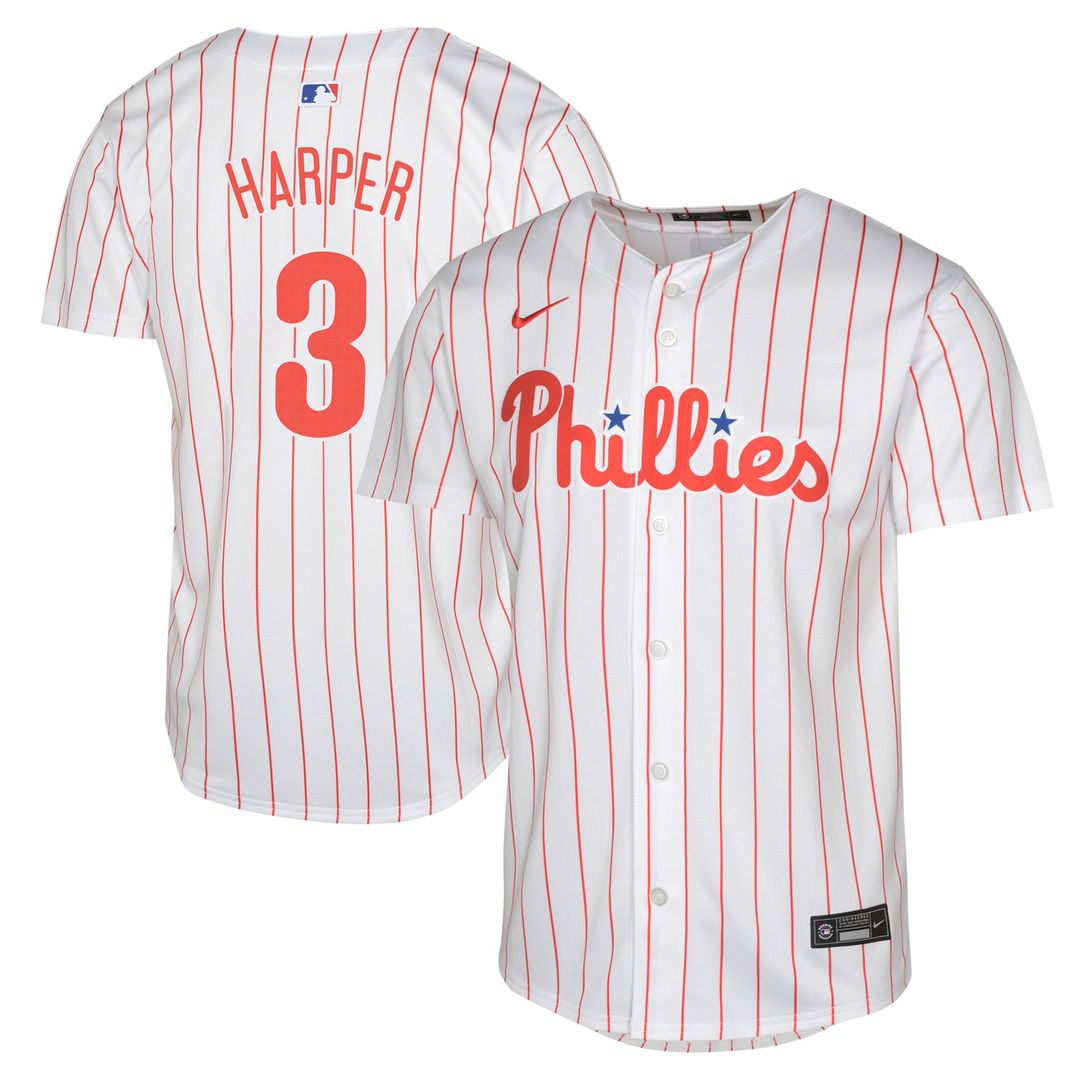 Philadelphia Phillies Bryce Harper Youth Limited Jersey — White