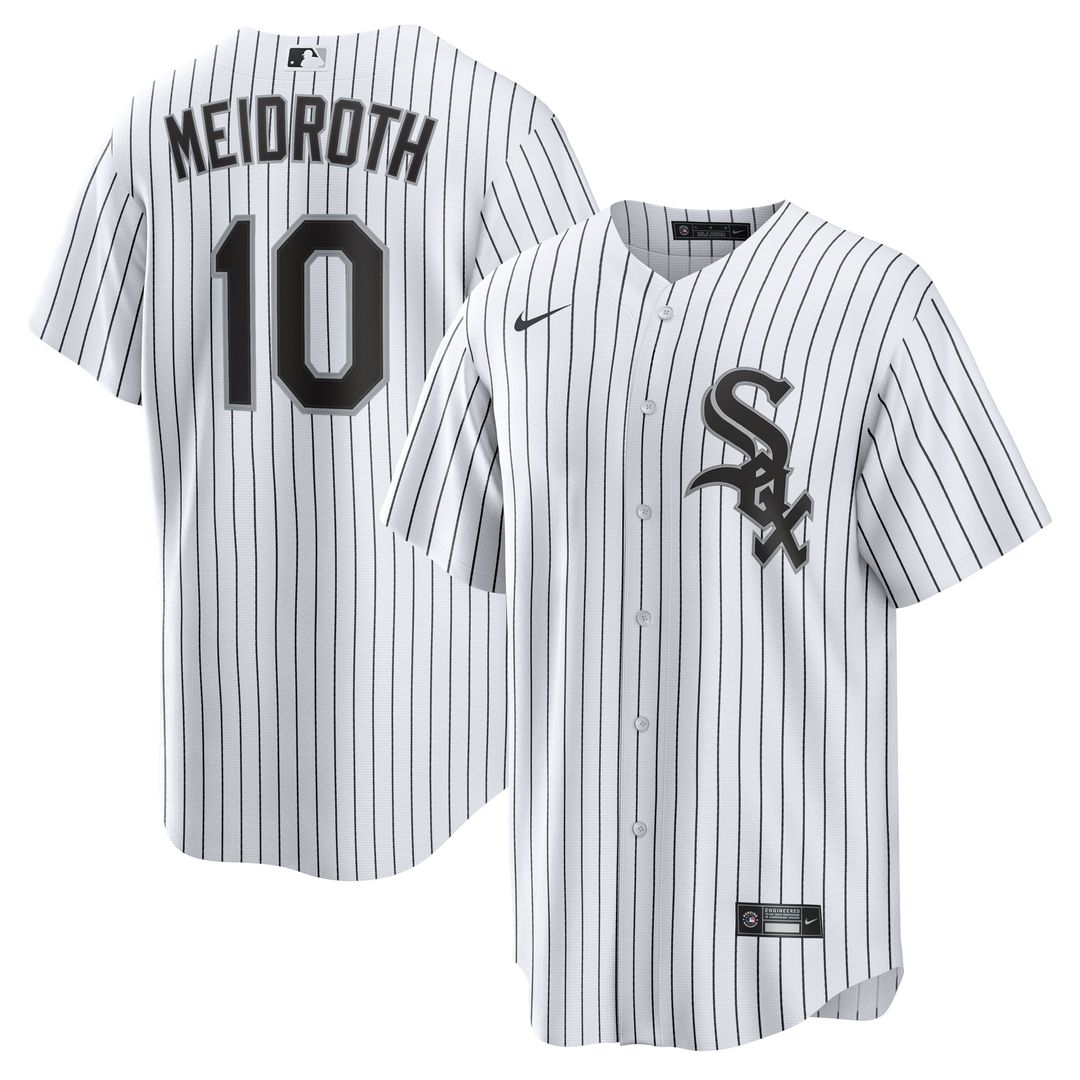 Chicago White Sox Chase Meidroth Home Replica Jersey — White