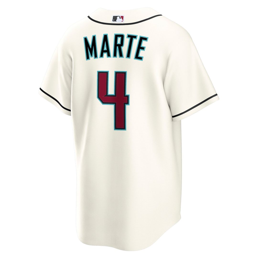 Arizona Diamondbacks Ketel Marte Home Replica Jersey — Cream
