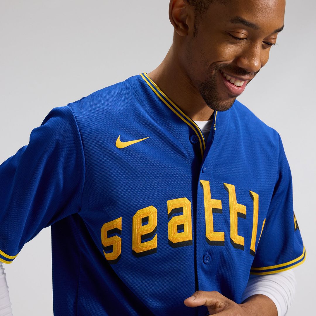 Seattle Mariners City Connect Replica Jersey — Royal