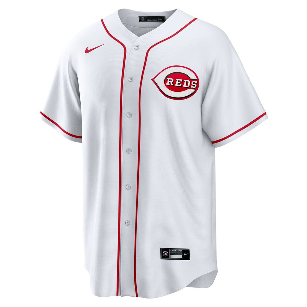 Cincinnati Reds Hunter Greene Home Replica Jersey — White