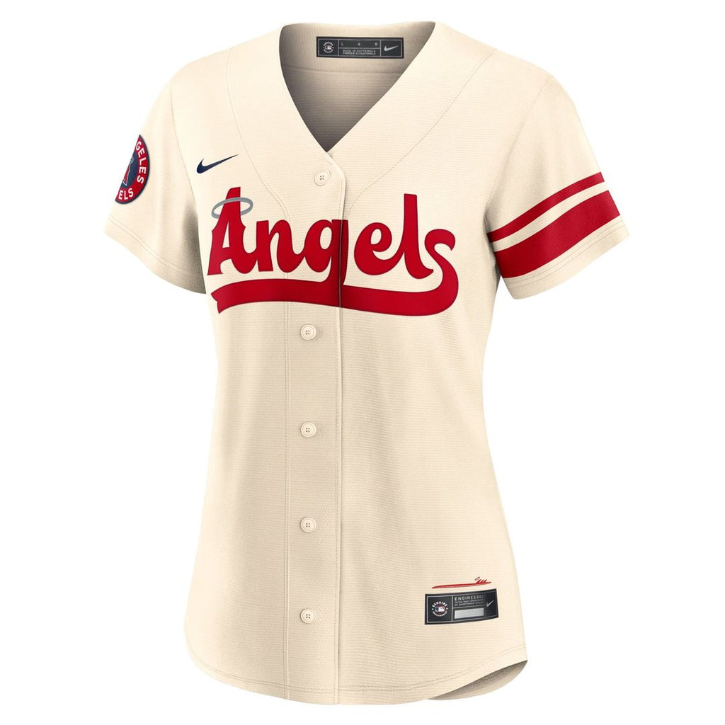 Los Angeles Angels Anthony Rendon Women's City Connect Replica Jersey — Cream