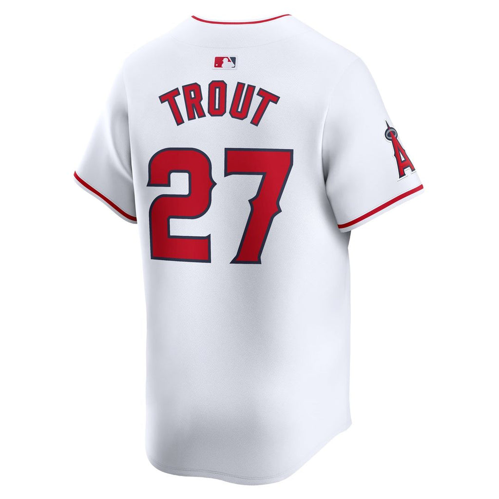 Los Angeles Angels Mike Trout Youth Home Limited Jersey — White