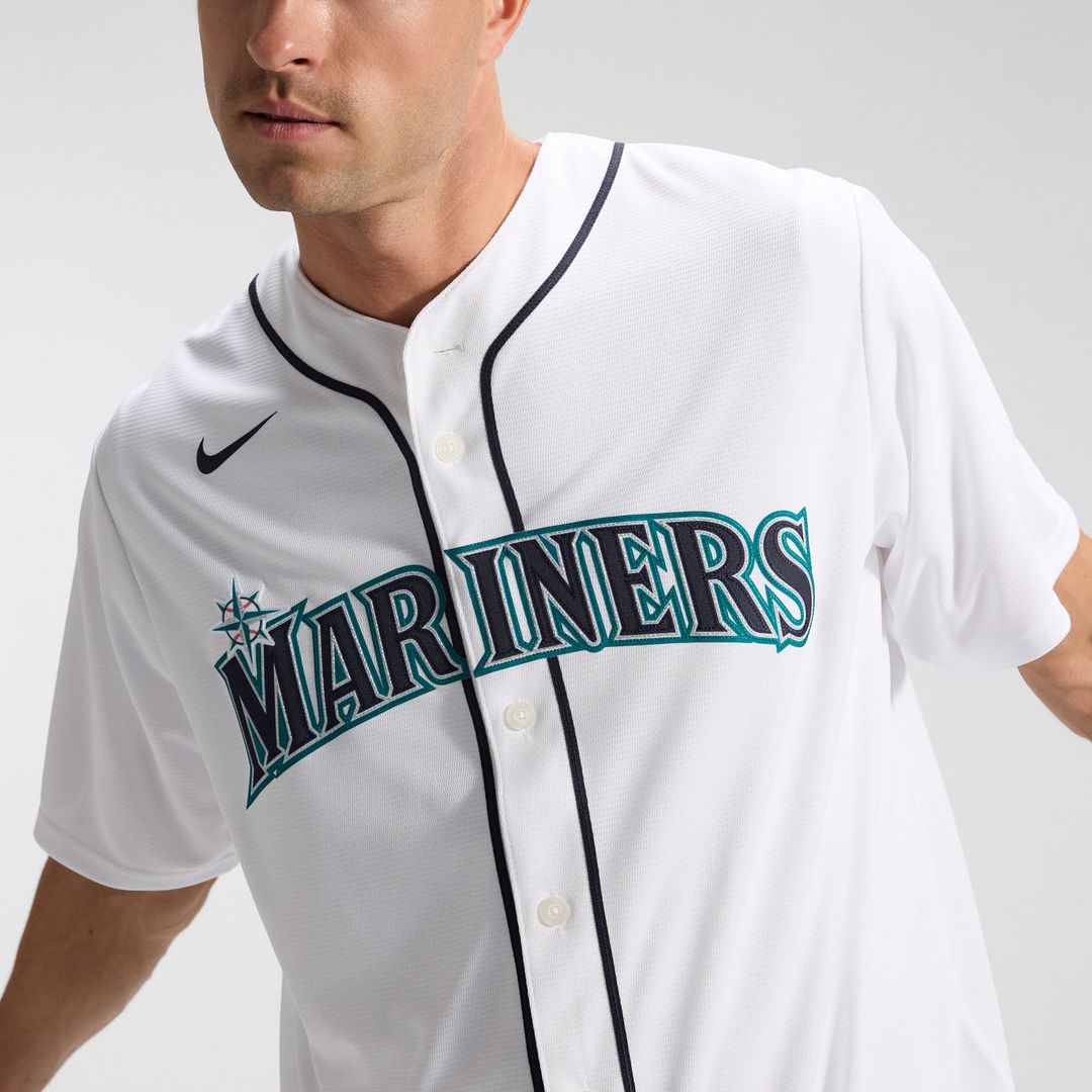 Seattle Mariners Luis Castillo Home Replica Jersey — White