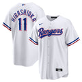 Texas Rangers Kyle Higashioka Home Replica Jersey — White