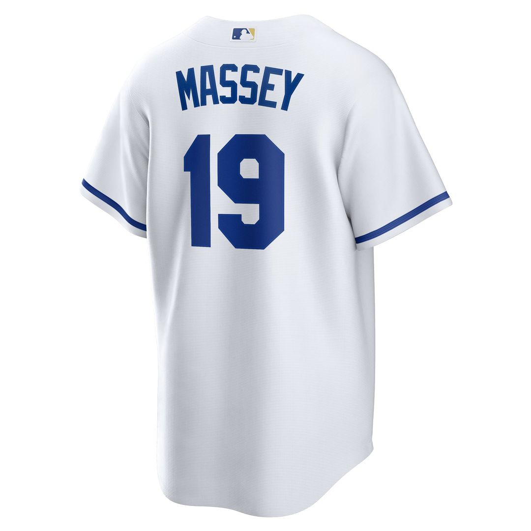 Kansas City Royals Michael Massey Home Replica Jersey — White