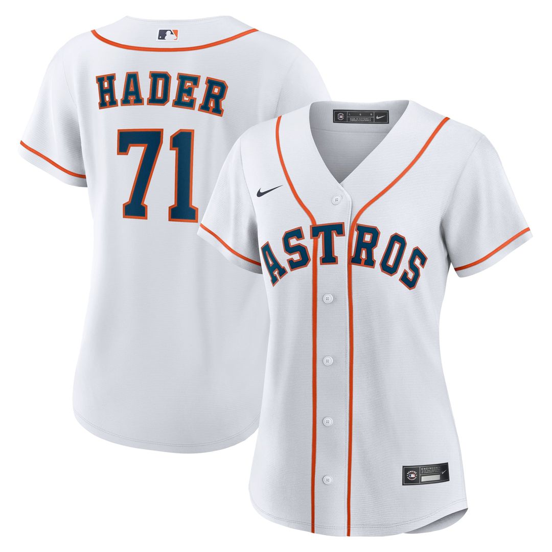 Houston Astros Josh Hader Women's Home Replica Jersey — White