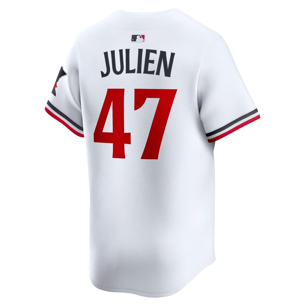 Minnesota Twins Edouard Julien Home Limited Jersey — White