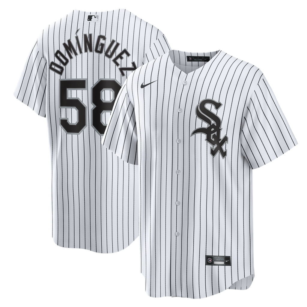 Chicago White Sox Seranthony Domínguez Home Replica Jersey — White