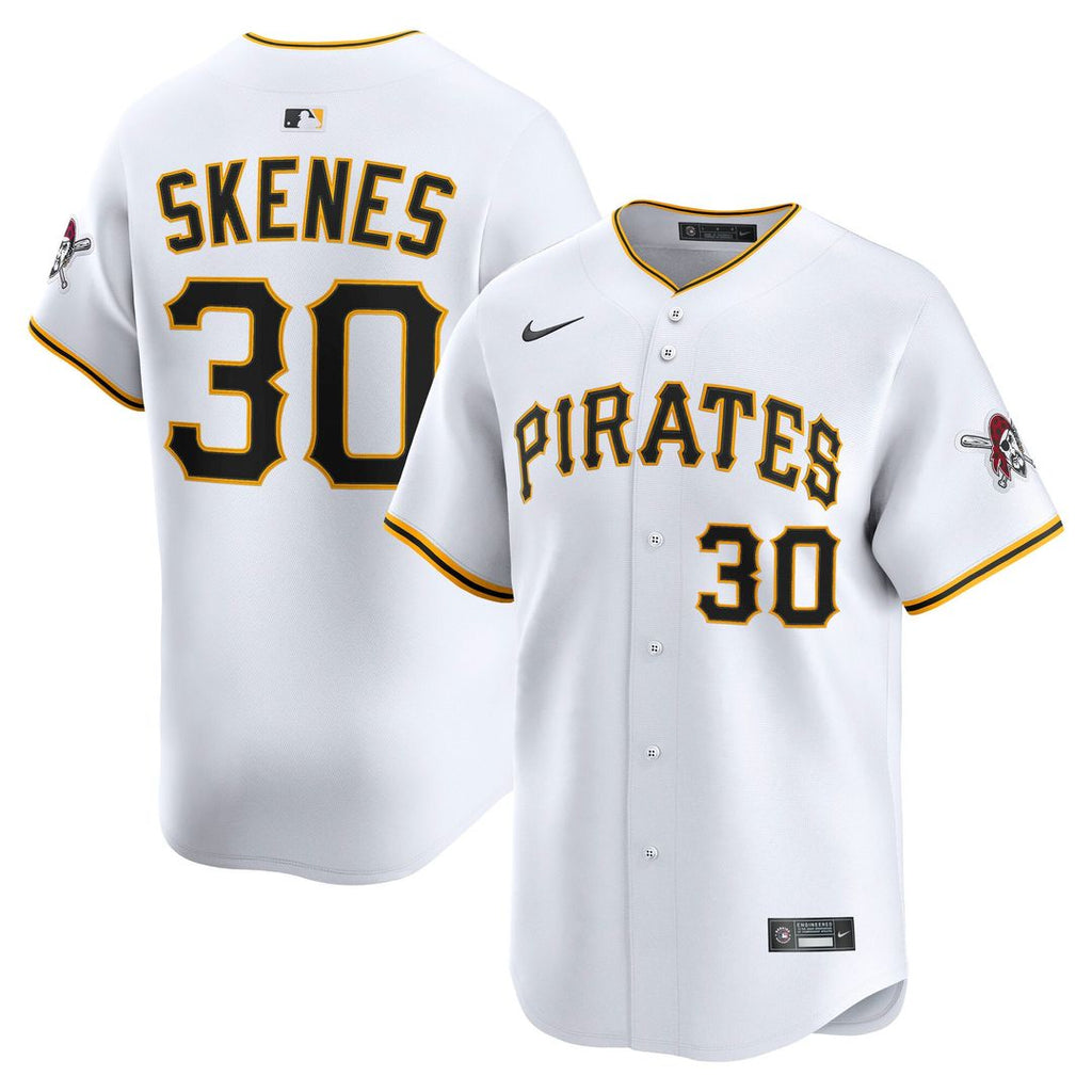 Pittsburgh Pirates Paul Skenes Home Limited Jersey — White