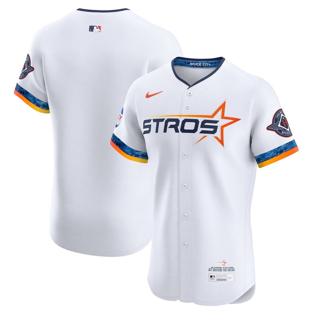 Houston Astros 2025 City Connect Elite Jersey — White