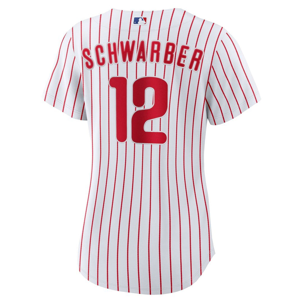 Philadelphia Phillies Kyle Schwarber Women's Home Replica Jersey — White
