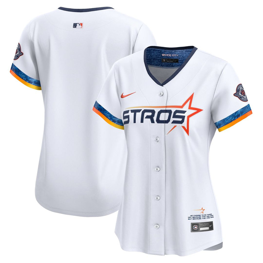 Houston Astros Women's 2025 City Connect Limited Jersey — White