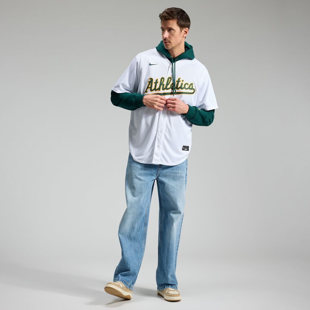 Athletics Nick Kurtz Home Replica Jersey — White