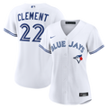 Toronto Blue Jays Ernie Clement Women's Home Replica Jersey — White