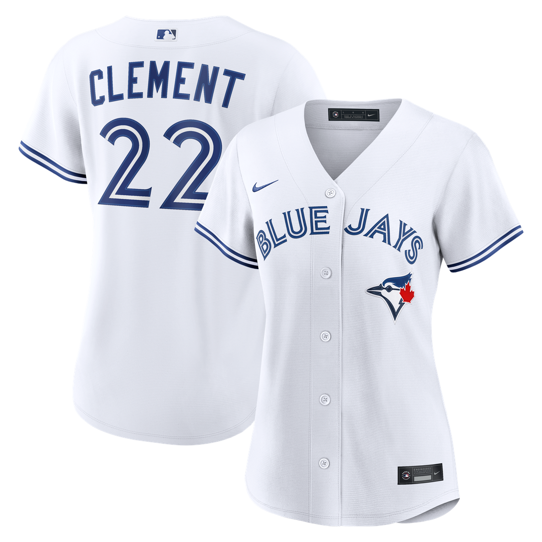 Toronto Blue Jays Ernie Clement Women's Home Replica Jersey — White