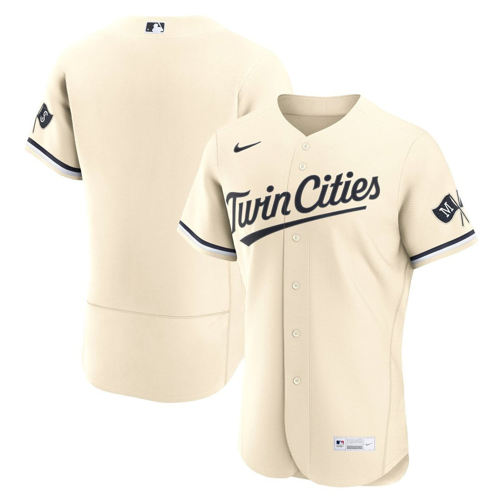 Minnesota Twins Alternate Authentic Jersey — Cream