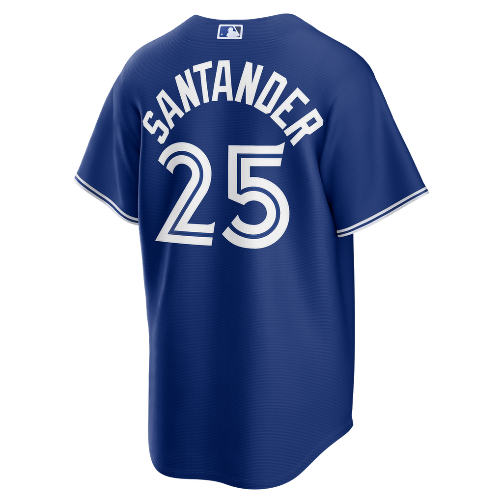Toronto Blue Jays Anthony Santander Alternate Replica Jersey — Light Blue