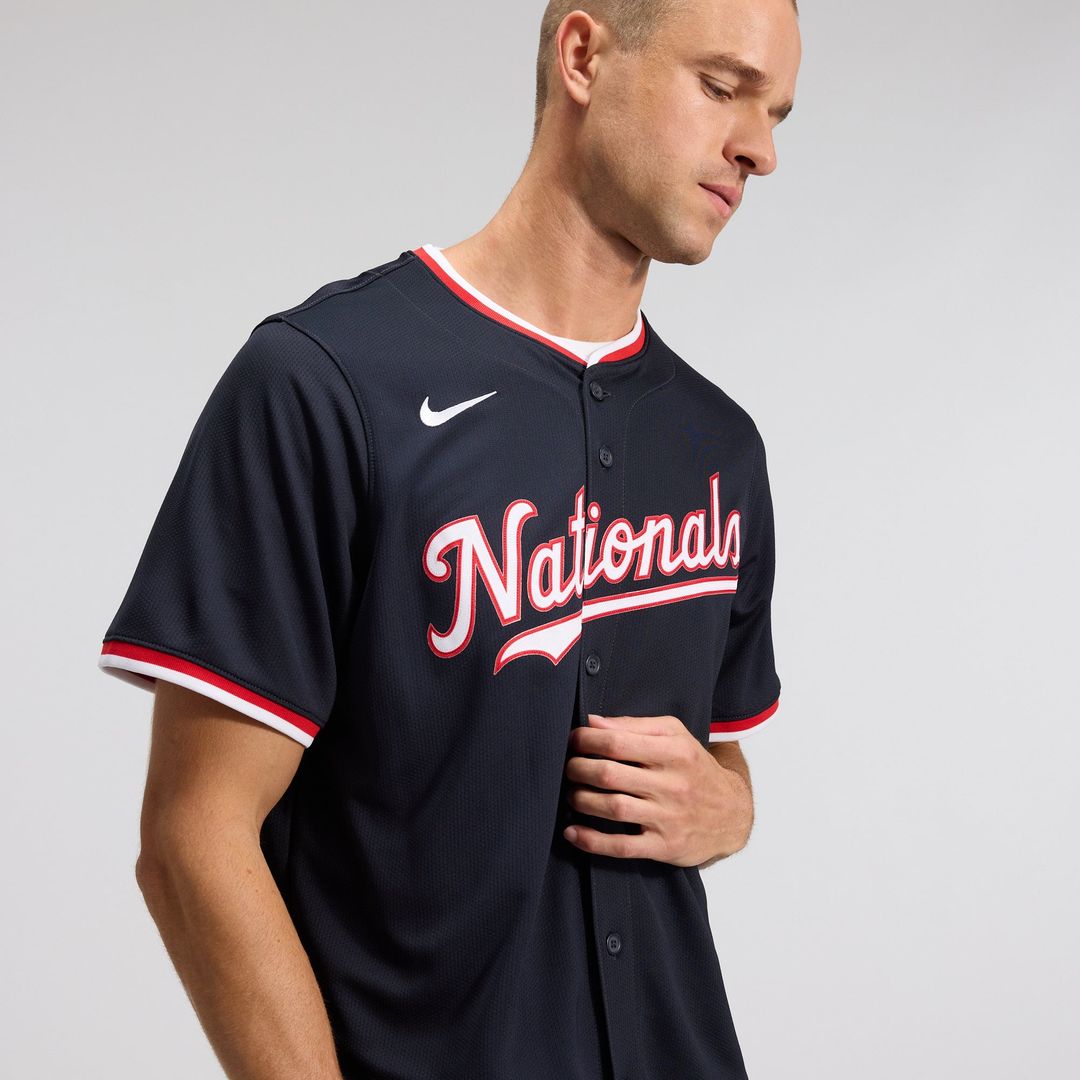 Washington Nationals James Wood Alternate Limited Jersey — Navy