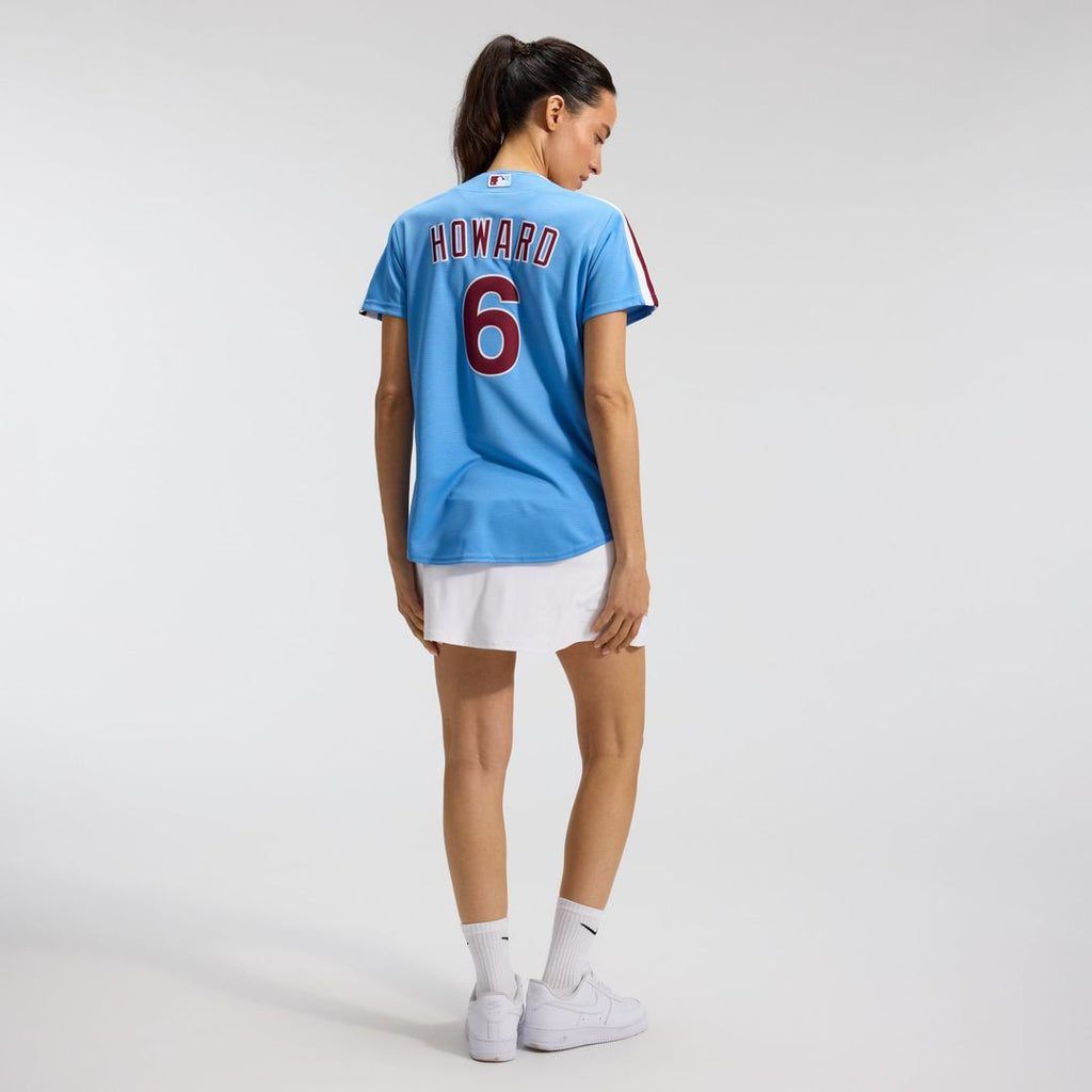Philadelphia Phillies Ryan Howard Women's Replica Jersey — Light Blue